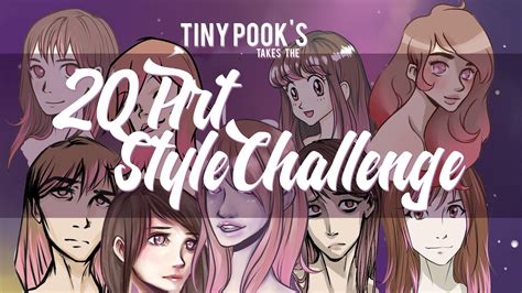 Taking The 20 Art Style Challenge 10 Styles At A Time Youtube