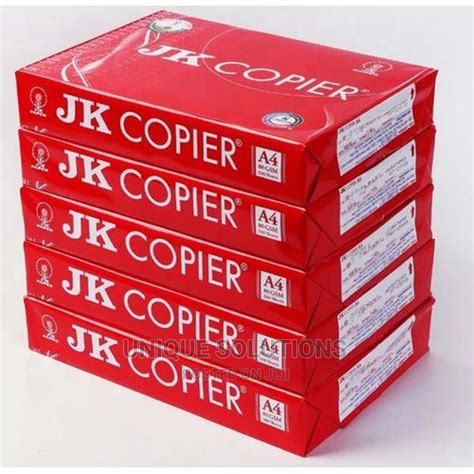 Jk Copier Photocopy Paper 80gsm Rs1550 A4 80gsm 500sheets