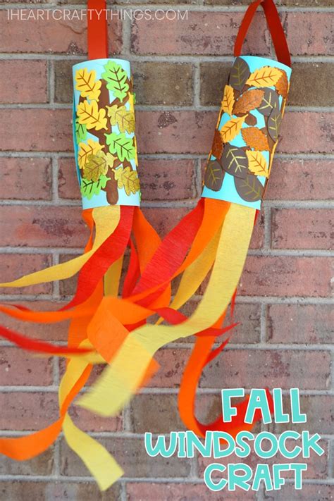 Fall Windsock Craft For Kids Easy Fall Craft For Preschoolers Fall