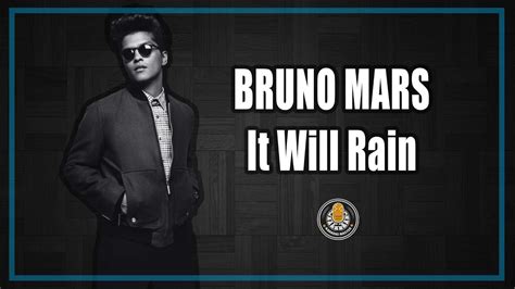 Bruno Mars It Will Rain Karaoke With Lyrics Youtube