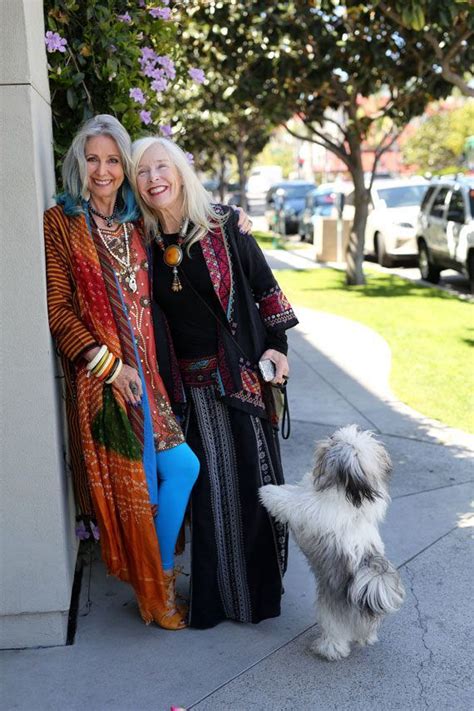 these two boho beauties are still killing it in their older years love it advanced style