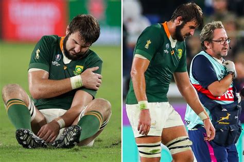 South Africa Star De Jager Suffers Dislocated Shoulder As Springboks