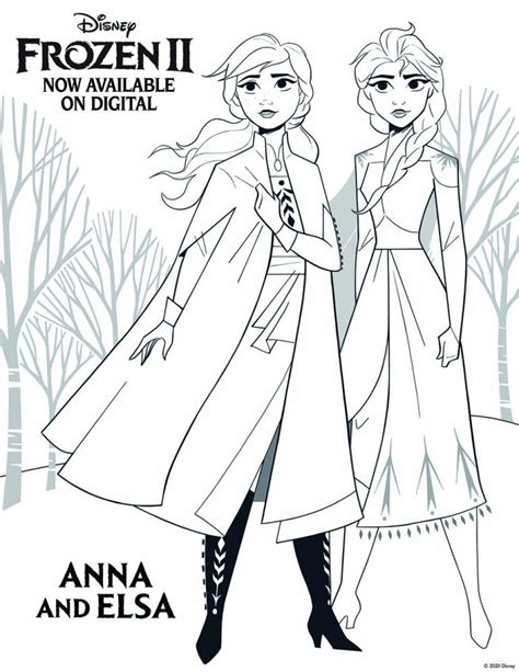 Disneys Frozen 2 Printable Coloring Pages And Activity Sheets