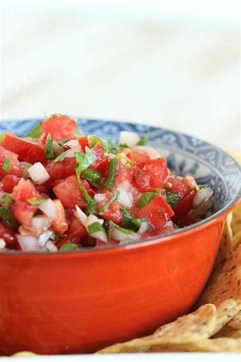 Fresh Tomato Salsa Recipe Savory Salads Food Recipes Fresh Tomato