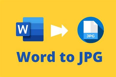 How To Convert A Word Document To A  Or  Image Techreen