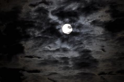 Free Images Cloud Black And White Sky Night Atmosphere Darkness Monochrome Full Moon