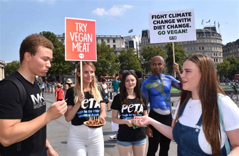 Photos Activist Body Painted As Earth Sends Save The Planet Go Vegan Message Media