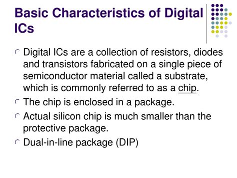 Ppt Digital Systems Digital Ic Characteristics Powerpoint