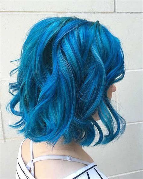 The hairstyle is something which defines one's personality and individuality. 40 Popular Short Blue Hair Ideas in 2019 | Short-Haircut.com