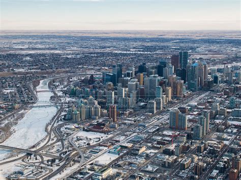 Aerial Photo | Downtown Calgary, Alberta