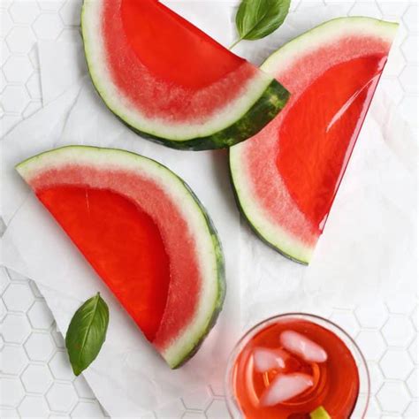 Watermelon Slice Jello Shots A Beautiful Mess