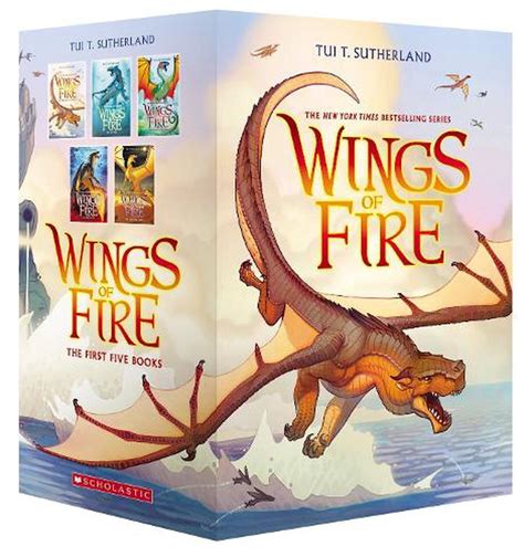 Wings Of Fire Boxset Books 1 5 Wings Of Fire By Tui T Sutherland
