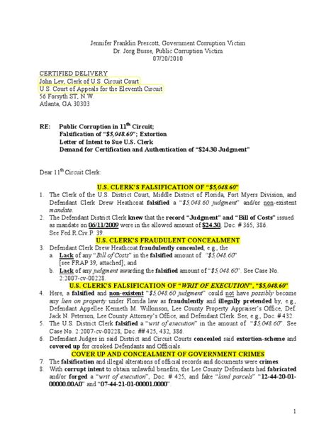Letter Of Demand And Intent To Sue Pdf Supplemental Jurisdiction