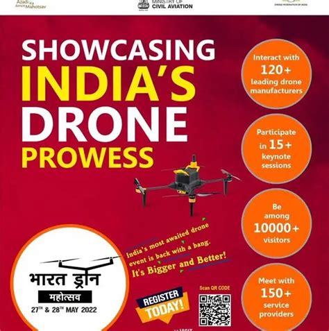 Pm To Inaugurate Indias Biggest Drone Festival Bharat Drone Mahotsav