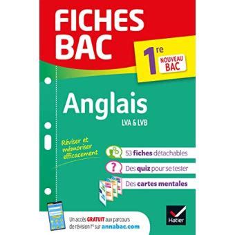 Tout pour réussir l'épreuve du bac anglais bac, la référence pour vos révisions et décrocher une excellente note au bac d'anglais. Fiches bac Anglais 1re (tronc commun) Nouveau programme de ...