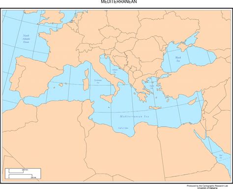 Printable Map Of The Mediterranean Sea Area Printable Maps