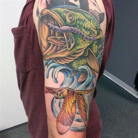 75 Bass Tattoo Designs For Men Sea Fairing Ink Ideas Tattoos Tattoo Designs Tattoo Designs Men