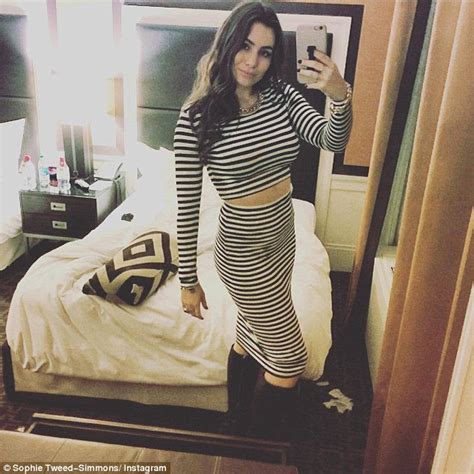 Gene Simmons Daughter Sophie Talks About Being A Plus Size Model Daily Mail Celebrity Scoopnest