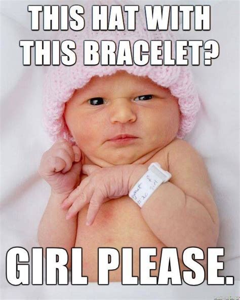 Baby Girl Funny Babies Baby Memes Funny Pictures