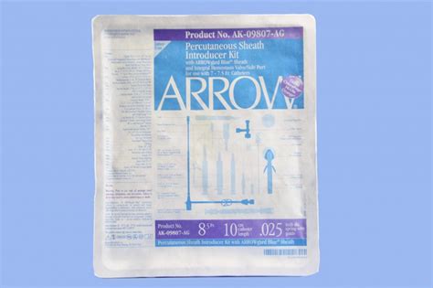 Arrow Ak 09807 Ag Arrow Percutaneous Sheath Introducer Kit 85f X