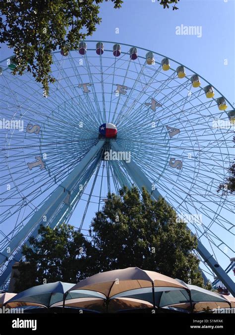 Texas State Fair Ferris Wheel Stock Photo Alamy