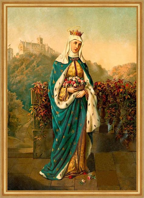 St Elizabeth Of Hungary Santoral Vidas De Santos Pinturas Religiosas