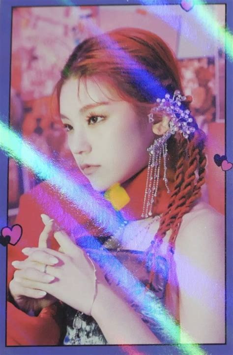 No Bad Days Nbd Photocard Holo Itzy Scan Hair Wrap Guess Kpop