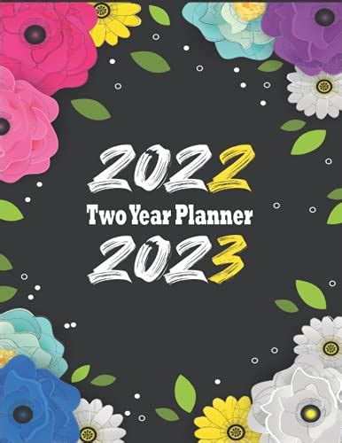 2022 2023 Two Year Planner 2 Year Calendar Monthly Planner Journal 24 Month Calendar