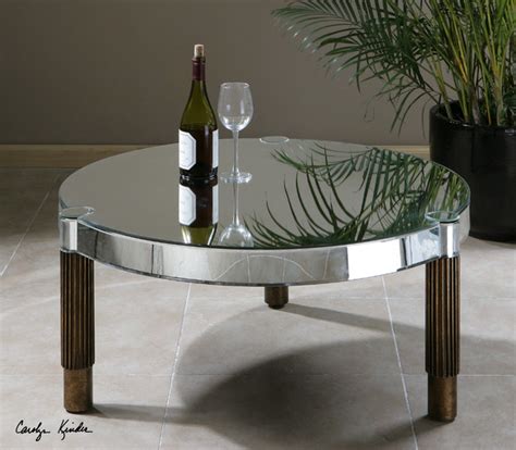These shapes include oval, round, square and rectangle. The Best Elegant Mirrored Coffee Table Round