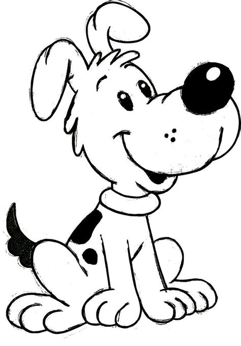 Pin By Elsa S On Mundo Canino ♡ Cartoon Dog Drawing Animal Coloring