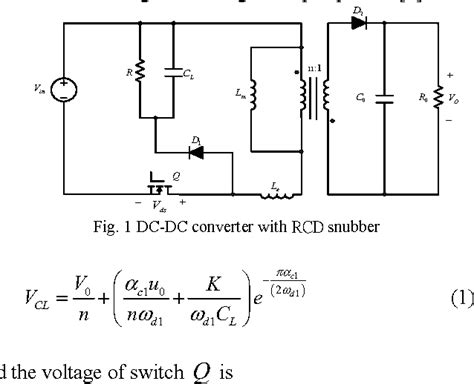 Figure 1 From An Optimal Designed Rcd Snubber For Dc Dc Converters