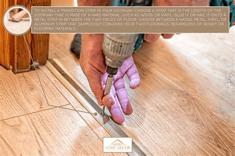 How To Install Transition Strip In Doorway Home Decor Bliss