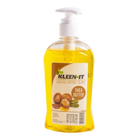 Kleen It Liquid Hands Soap Shea Butter 1691 Fl Oz 500ml Mackie