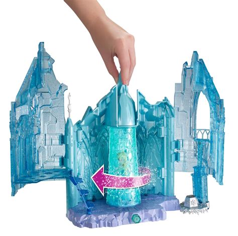 Disney Frozen Small Doll Elsa And Magical Lights Palace Playset By
