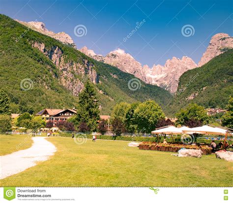 Views Of The Dolomites Italian Alps Editorial Stock