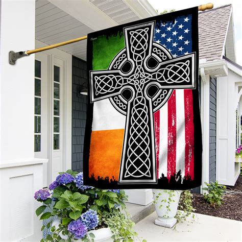Flagwix Irish American Christian Celtic Cross Flag Thn3665f House