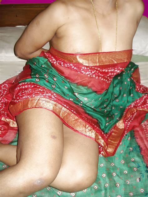 Indian Saree With Nude