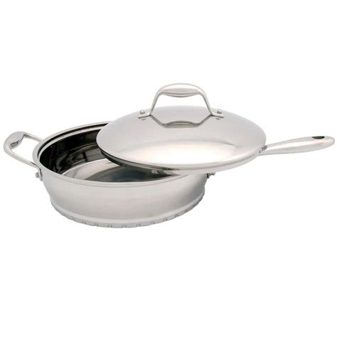 Berghoff Zeno 3 Qt 1810 Stainless Steel Saute Pan With Lid 1102146