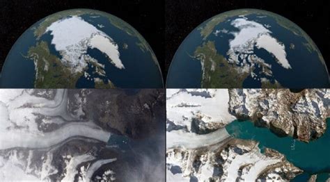 LA GRAVE transformación de La Tierra antes y después del cambio