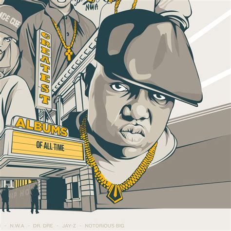 This Poster Presents The Artists Who Released The Greatest Hip Hop