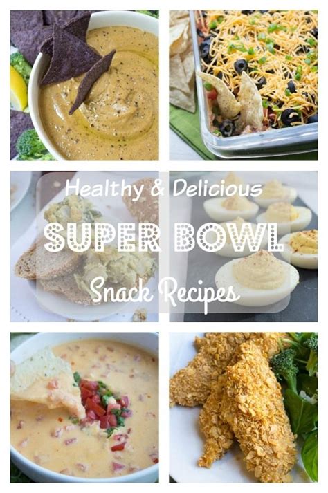 Healthy Super Bowl Snack Recipes Healthy Superbowl Snacks Superbowl