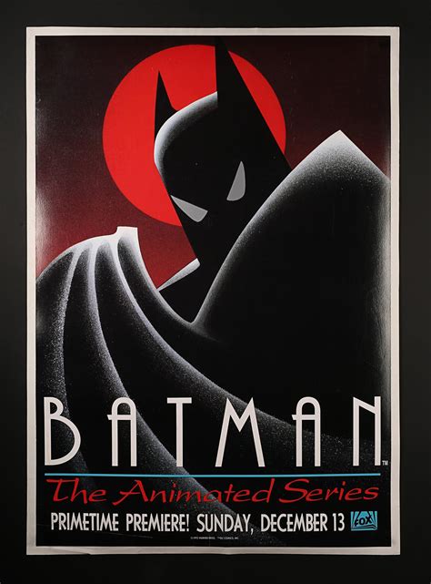 Batman The Animated Series 1992 Us Tv Poster Current Price £200