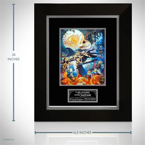 Jack skellington nightmare before christmas , bottle , frames, decal /stickers. Nightmare Before Christmas // Tim Burton Signed Photo ...