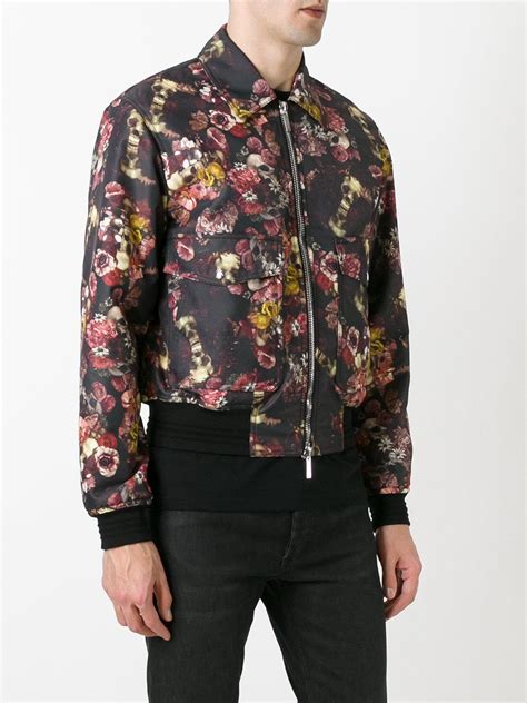 Lyst Dior Homme Floral Print Bomber Jacket For Men
