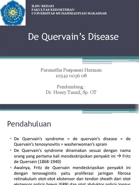 Pdf Slide Pp De Quervains Disease Dokumen Tips