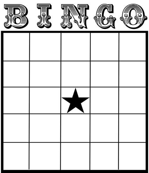 Blank Bingo Template Pdf Creative Sample Templates
