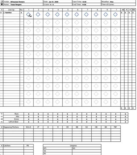 You now know what a chess score sheet is and its importance to the. Baseball Lineup Sheet | Template Business