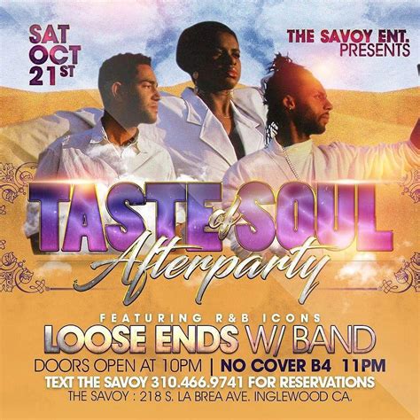 Jane Eugene On Twitter The Savoy Presents Loose Ends Featuring Jane