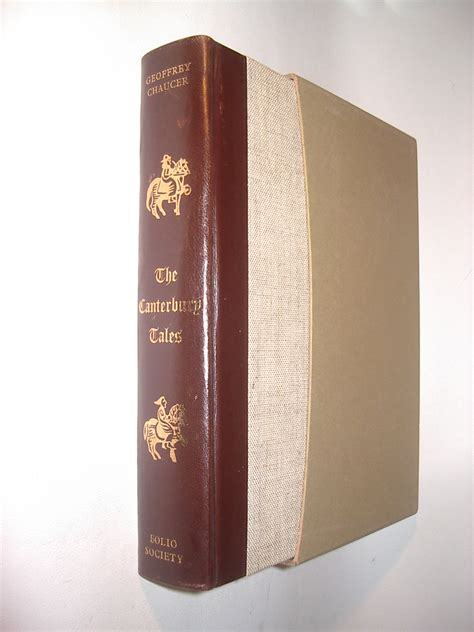 The Canterbury Tales Geoffrey Chaucer Folio Society 1975 Hc Books