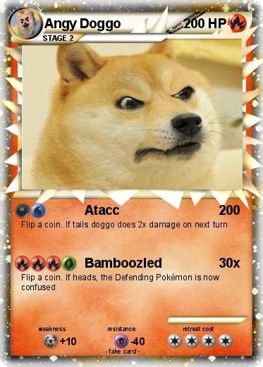 Pokémon Angy Doggo Atacc My Pokemon Card